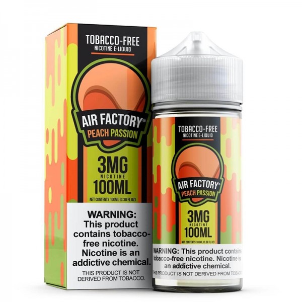 Peach Passion by Air Factory Tobacco Free Nicotine 100ml E-Liquid