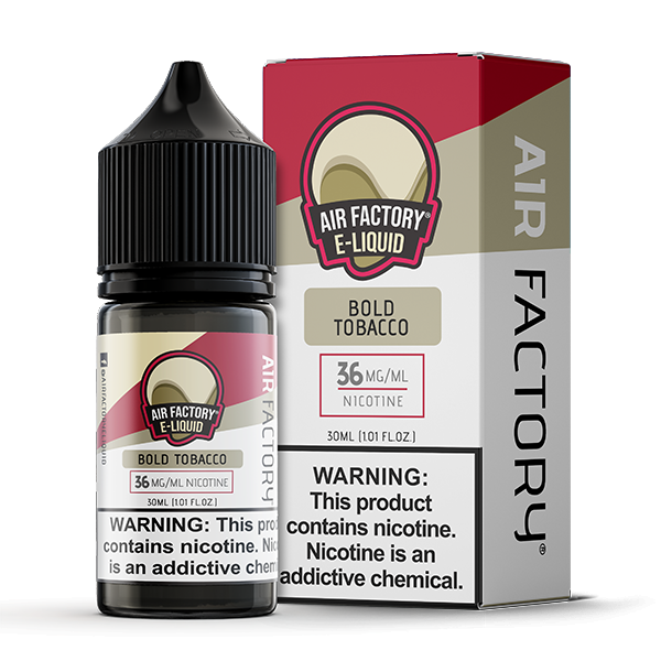 Bold Tobacco by Salt Factory - Air Factory 30mL PMTA Approved