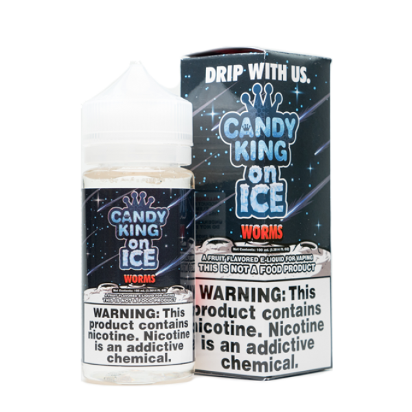 Sour Worms On ICE Ejuice by Candy King 100ml