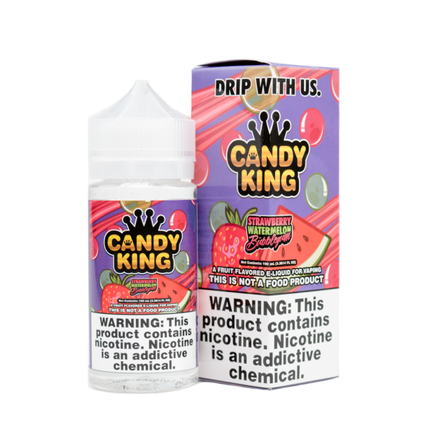 Strawberry Watermelon Bubblegum Ejuice by Candy King 100ml