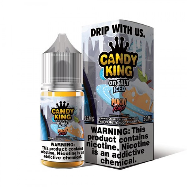 Peachy Rings On ICE  by Candy King On Salt 30mL