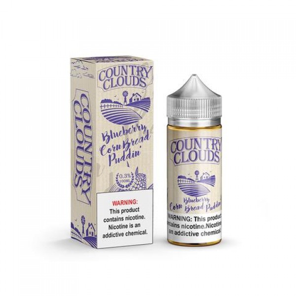 Country Clouds E-liquid Blueberry CornBread Puddin' 100ml