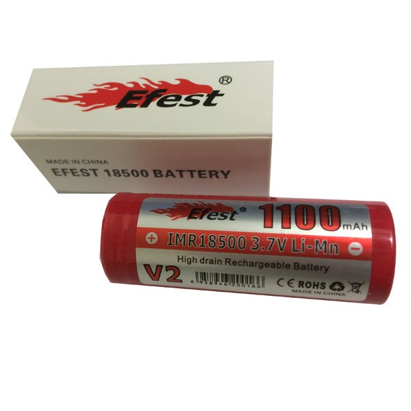 Efest IMR 185000A 3.7V 1100mah High Drain Rechargeable Battery