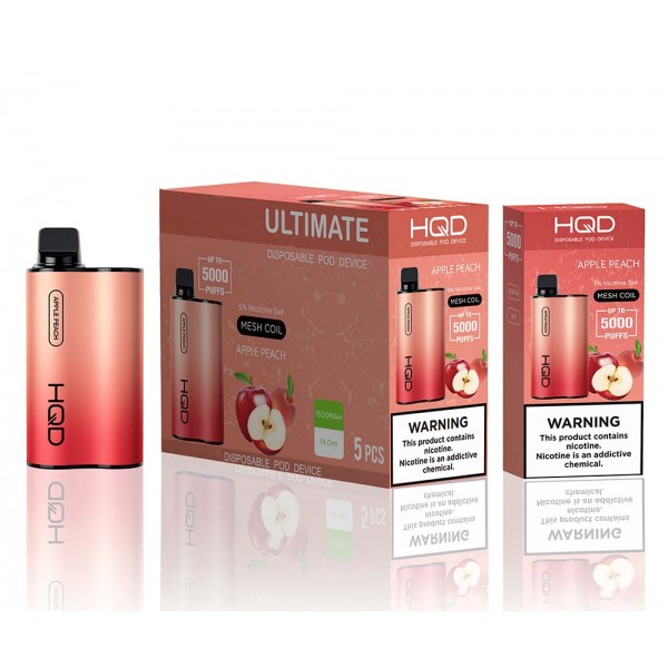 HQD Cuvie Ultimate 5000 Puffs Disposable Device - Box of 5 