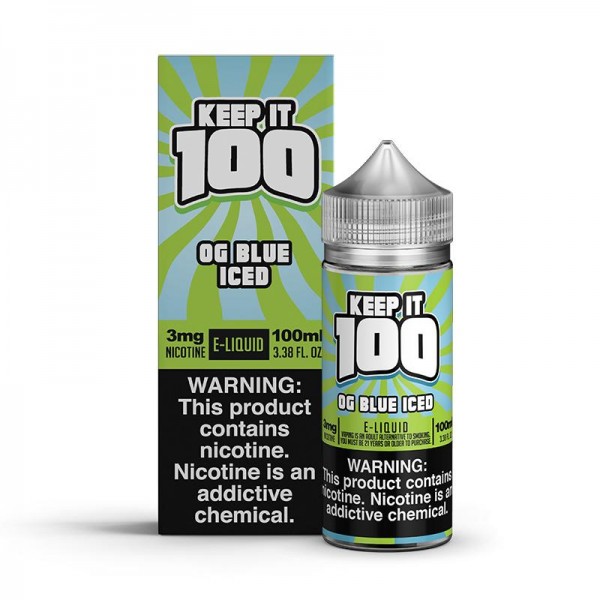 Keep It 100 E-Juice OG Blue Iced100ml