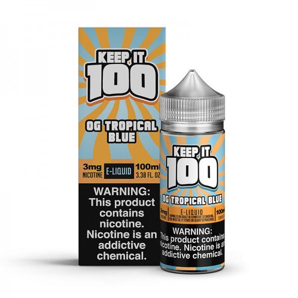 Keep It 100 E-Juice OG Blue Tropical 100mL