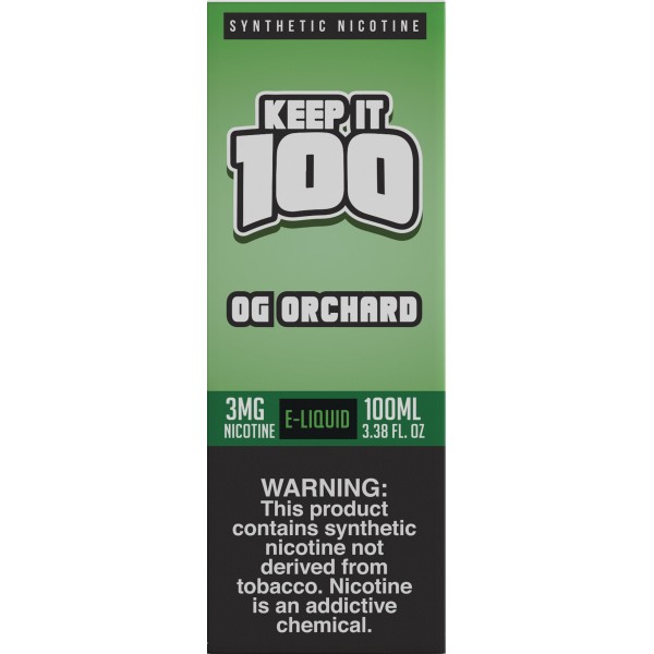 OG Orchard Synthetic Nicotine 100mL by Keep It 100
