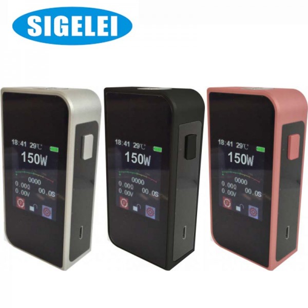 Sigelei T150 150W Touch Screen Box MOD 3 COLORS