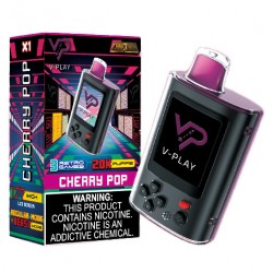 Vape Play 20000 Puffs Cherry Pop Retro Disposable Puff N Play -5 Pack-