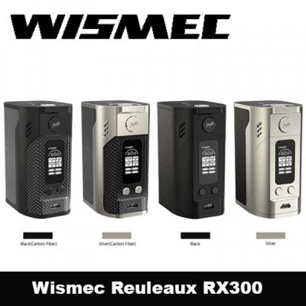 Wismec Reuleaux RX300 TC Box Mod Carbon